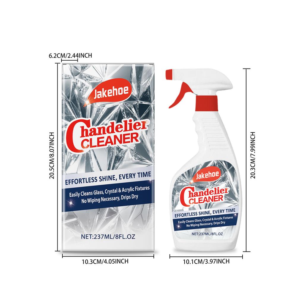 JAKEHOE Chandelier Cleaner Household Disassembly-Free Convenient Cleaning and Brightening Spray Cleaner