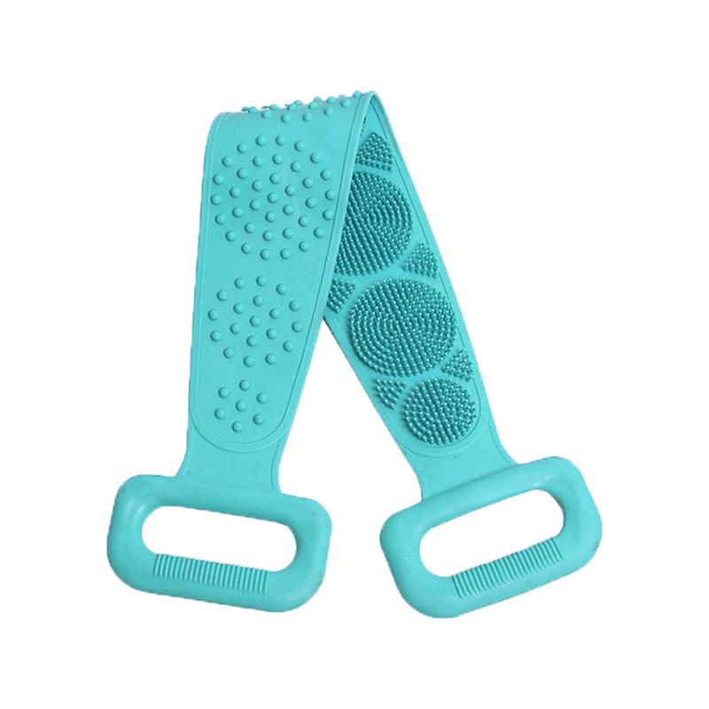 Body Silicone Brush Scrub Body Exfoliating Sponge Brush Bathroom Shower Back Brush Bath Scrub Clean Tool Stain Removal Bath Belt
