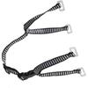 Chinstrap for Hard Hat Series, Hard Hat Chin Strap Y Shape 28cm Expandable Black White Color Blocking Universal with 4 Fixed Points