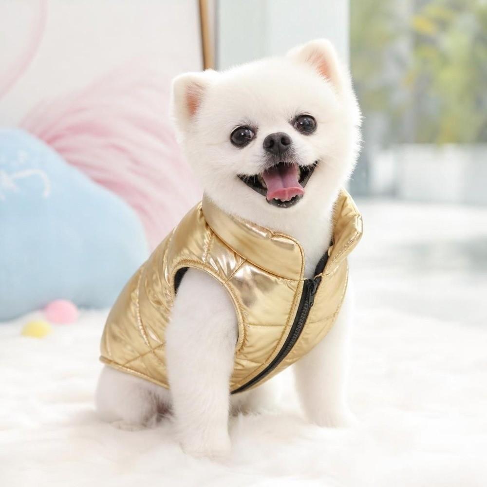 Winter Dog Warm Clothes Thickened Dog Bodysuit Fashion Dog Vest Coat Puppy