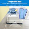 Replacement Mop Pads For Vacuum Cleaner Jet 240 - Washable Cleaning Cloths, 18.1 X 7.3 Cm, 4/8 Pack
