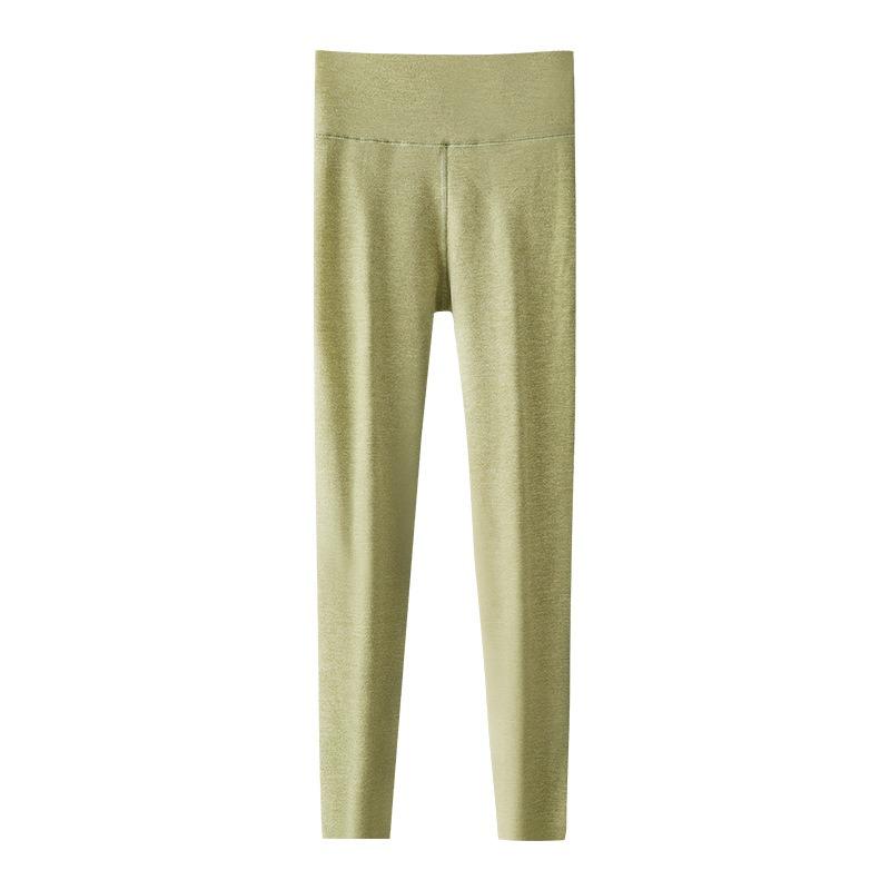 German Velvet Thermal Pants Women's Wool Silk Winter Cold-proof Piled Thickened Thread Pants Bottomed Pants Long Johns