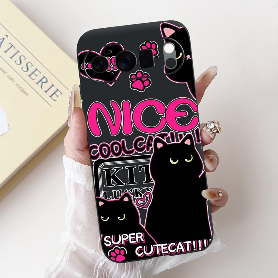 For Google Pixel 10 Case Pixel 10 Pro Cover Cute Rabbit Panda Cat Soft Silicone Matte Phone Cases For Google Pixel10 Pro XL Etui