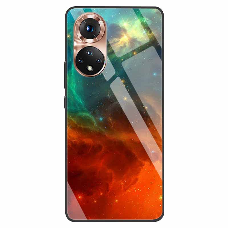 Luxury Case for Huawei Honor 50 Cover Tempered Glass Cover for Huawei Honor 50 Phone Case Honor50 6.57" Coque Bag Fashion Bumper