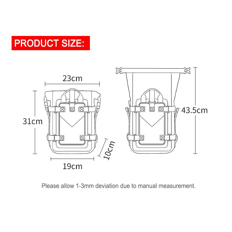 Waterproof Bag Repair Tool Placement Bag For BMW R1200GS HONDA Suzuki DL650 V-Strom Motorcycle Accessories Frame Crash Bars Bag