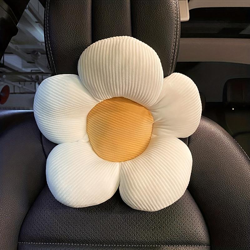 1pc Adorable Flower Car Headrest Pillow, Auto Pillow, Car Headrest Neck Support Pillow