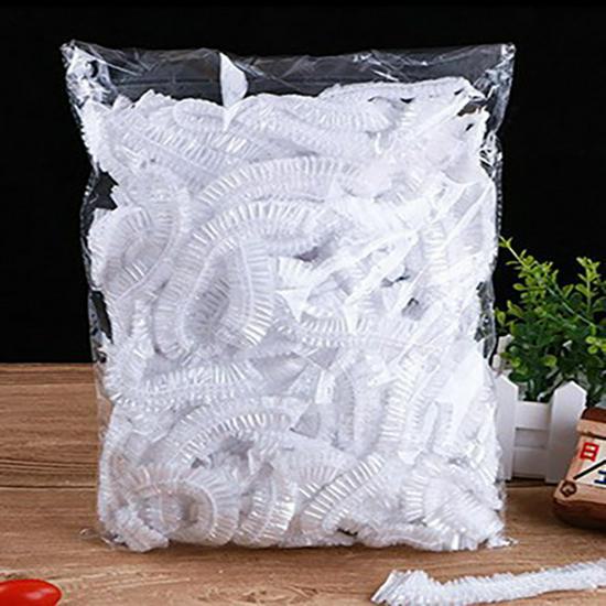 Disposable Plastic Wrap Covers for Leftovers - Elastic Food Grade Covers - Wholesale Pack