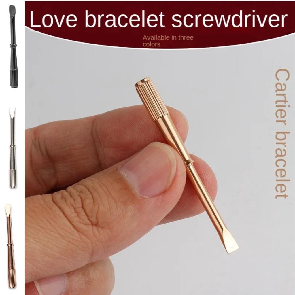 Portable Bracelet Screwdriver Bracelet Repair Screwdriver Tool 3 Steel Colors