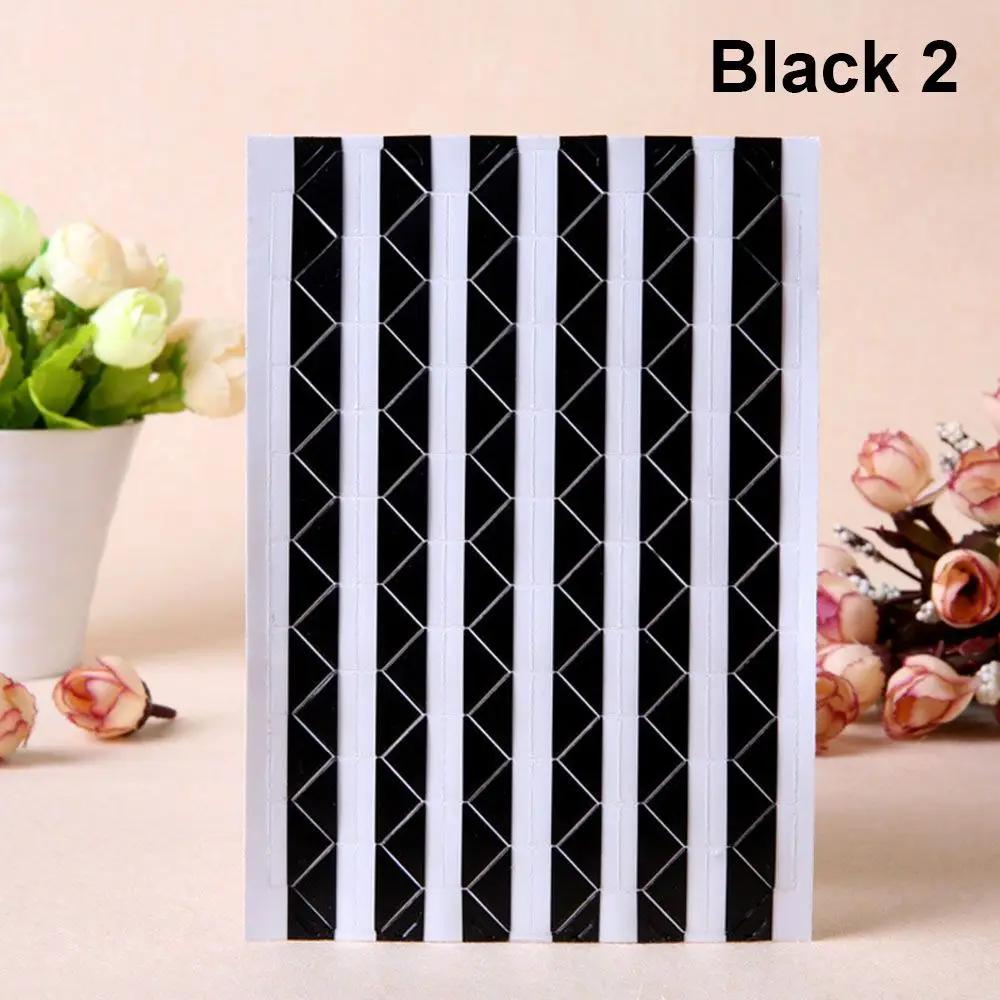 10 Blatt DIY Bunte Fotoecken Scrapbook Papier Fotoalben Rahmen Bilddekoration PVC Aufkleber Fotoecken Schutzecken