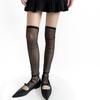 Damen Beinwärmer Sommer Durchsichtige Netz-Beinhülsen Harajuku Beinabdeckung Strümpfe Mode Knöchel Haufen Socken Lange Stiefelsocken