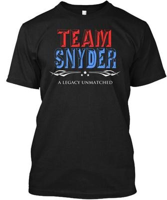 Snyder Eine unerreichte Legende Team-T-Shirt Hergestellt in den USA Größe S bis 5XL