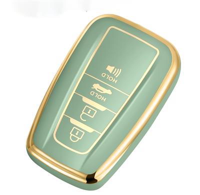 Fits for Toyota Soft TPU Key Fob Cover Stylish Car Key Protector for CH-R Rav4 Corolla Camry Prius Avalon Keyless Remote Control