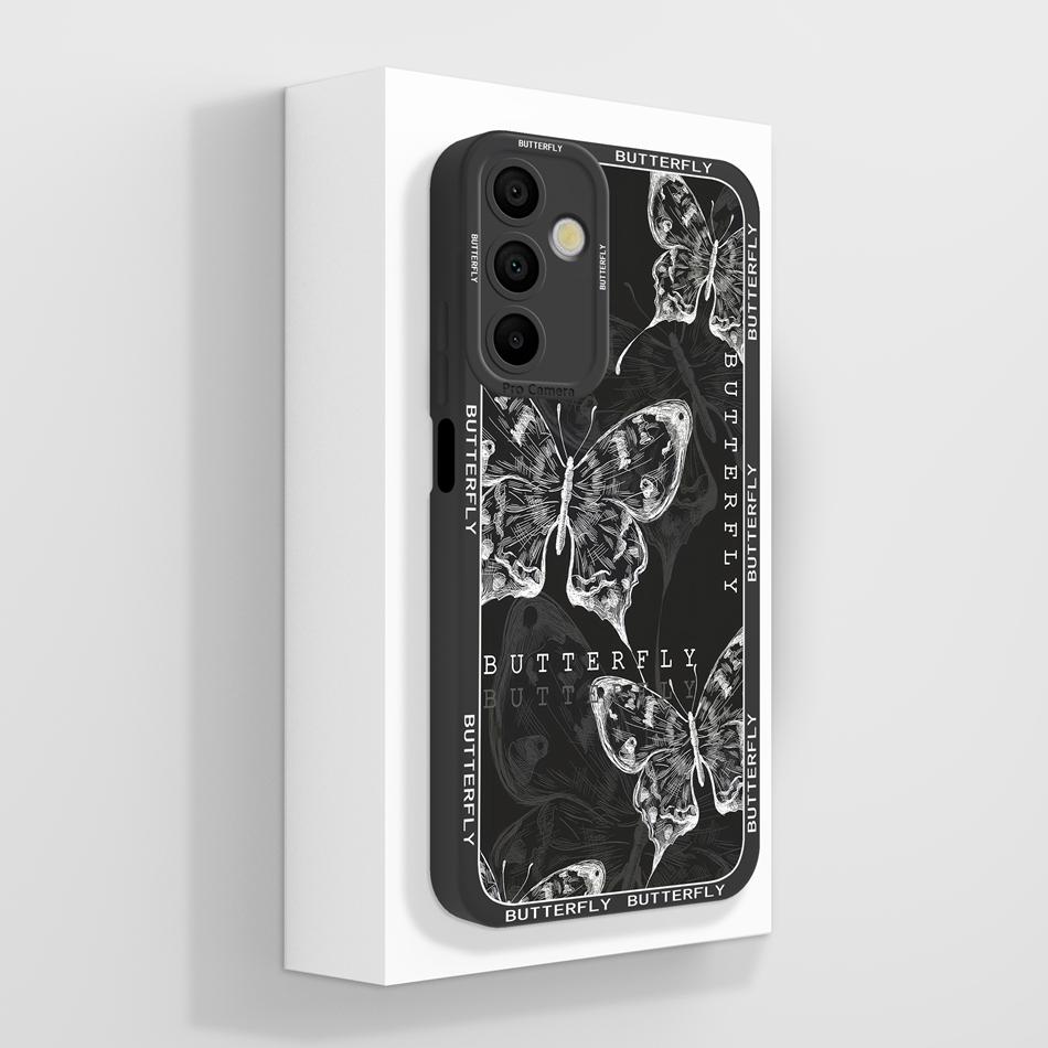 

Case For Samsung A16 Galaxy A 16 Back Cover Cute Panda Phone Bags Full Coverage Anti Drop Funda Soft Smooth Liquid Silicone Capa Samsung Galaxy A16