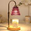 Wachschmelzlampe Duftendes Geschenk Schreibtischlampe Rauchfrei Temperaturregelbar Amerikanischer Retro Nachtlicht Aromatherapie Lampen(Keine Kerze)