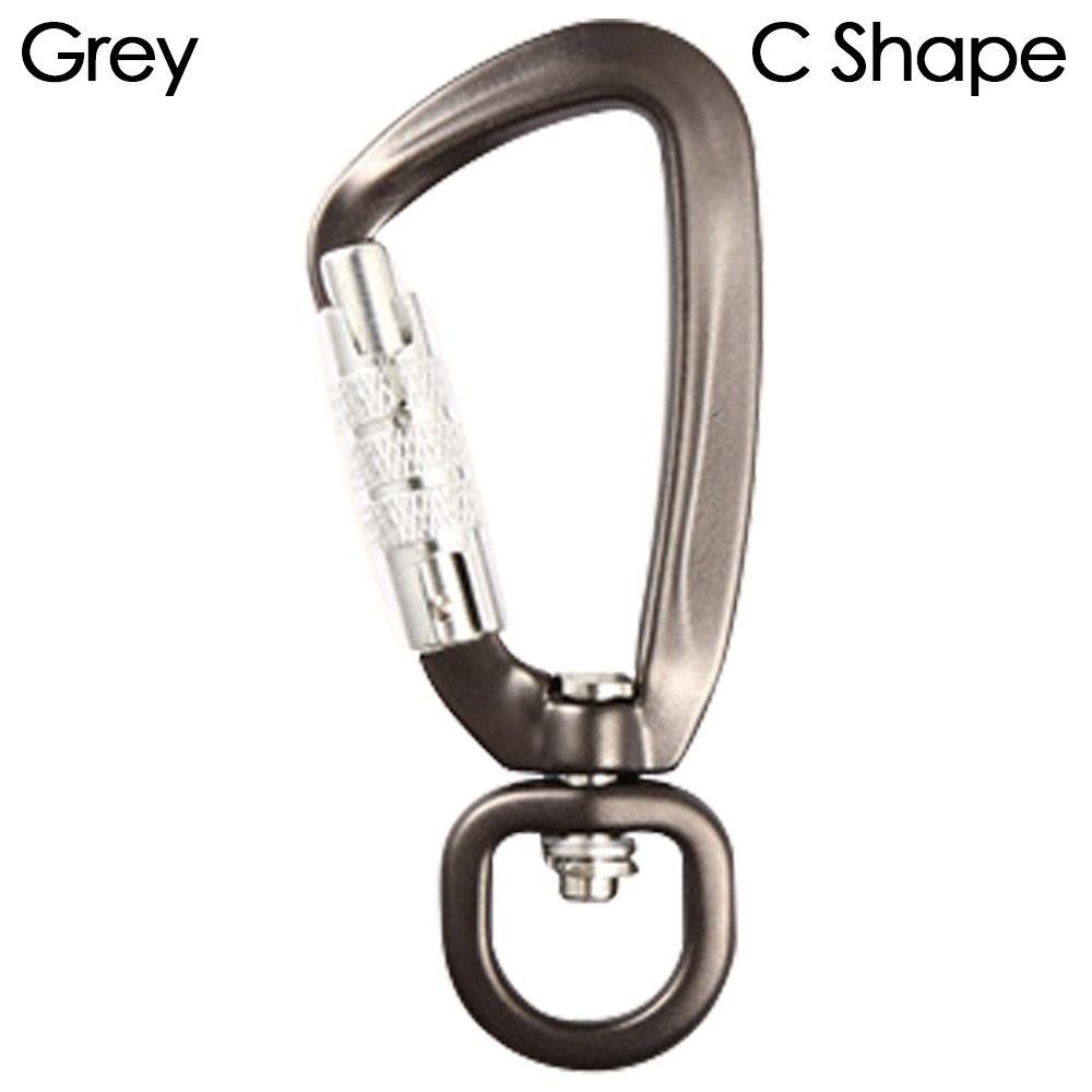 

Крючки для скалолазания, профессиональный карабин, альпинистское защитное оборудование, главный замок безопасности Grey-C Shape