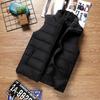 Mens Vest Jacket Warm Sleeveless Jackets Winter Waterproof Zipper Coat Autumn Stand-up Collar Casual Waistcoat Brand Clothing