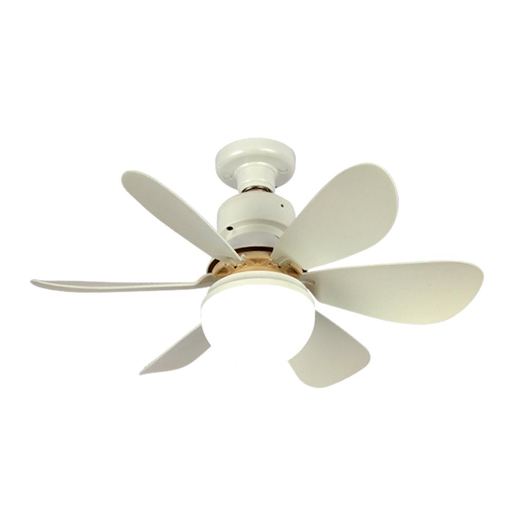 Stropní ventilátory s dálkovým ovládáním a světelnou LED lampou Ventilátor E27 AC85-265V osvětlovací základna pro osvětlení ložnice a obývacího pokoje