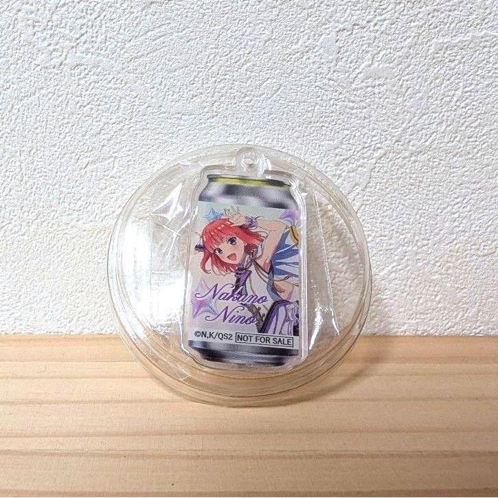 Used The Quintessential Quintuplets Original Label Can [Win] Acrylic Key Chain Nino Nakano