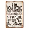 Metal Tin Sign Vintage Wall Art 8x12 Inches Retro Man Cave Home Bar Garage Decor