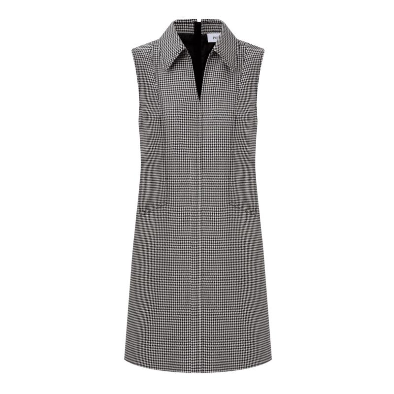 

PORTS Women s Houndstooth Sleeveless Dress S