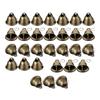 30 Pcs Bells Craft Small Bells Brass Bells Vintage Bells With Hooks For Hanging Wind Chimes Making Dog Training