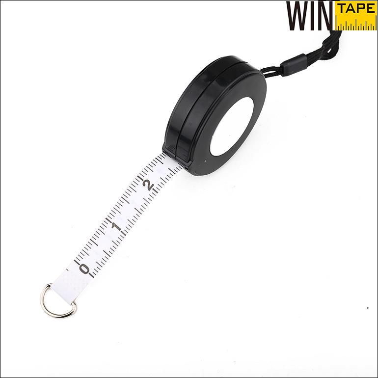 2M Automatic Retractable Round Plastic Tape Measure - 80 Inch for Bust, Waist, Hips, Height
