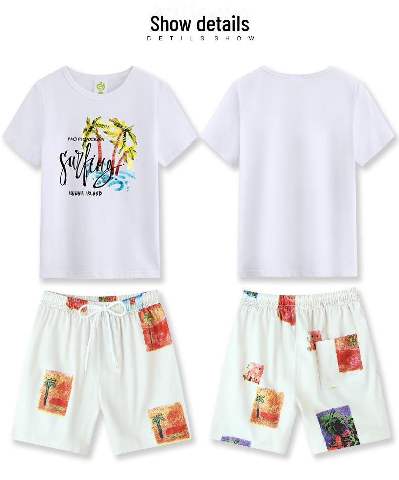 Chiffon Beach Outfits: Stylish Mother-Daughter Dresses for Family of Three or Four