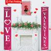 2pcs Birthday & Valentine Rose Door Couplet