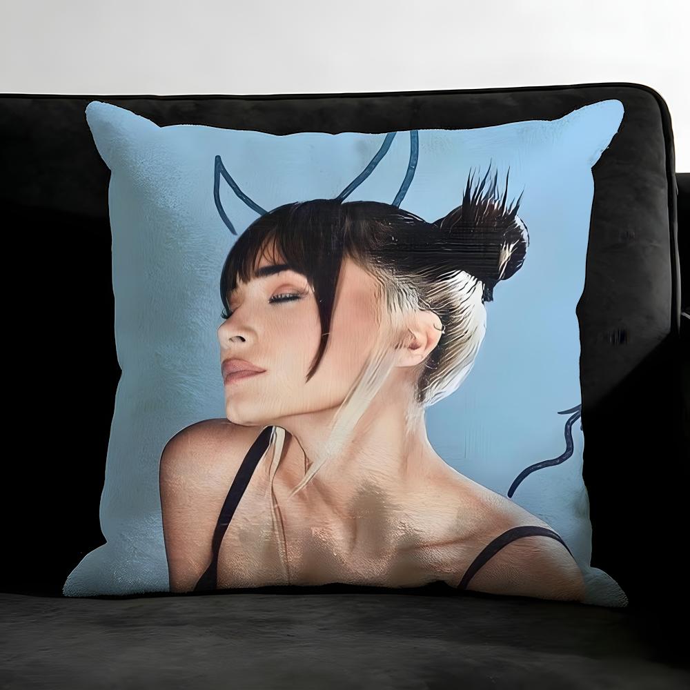 A-Aitana Ocanaa Singer Cushion Cover Pillowcase Ultra Soft Skin Friendly Fabric Cloud Like Comfort & Concealed Zipper