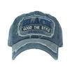 Unisex Baseball Cap Washed Retro Cloth Patched Design Fashion Casquette Letter Embroidery Hat