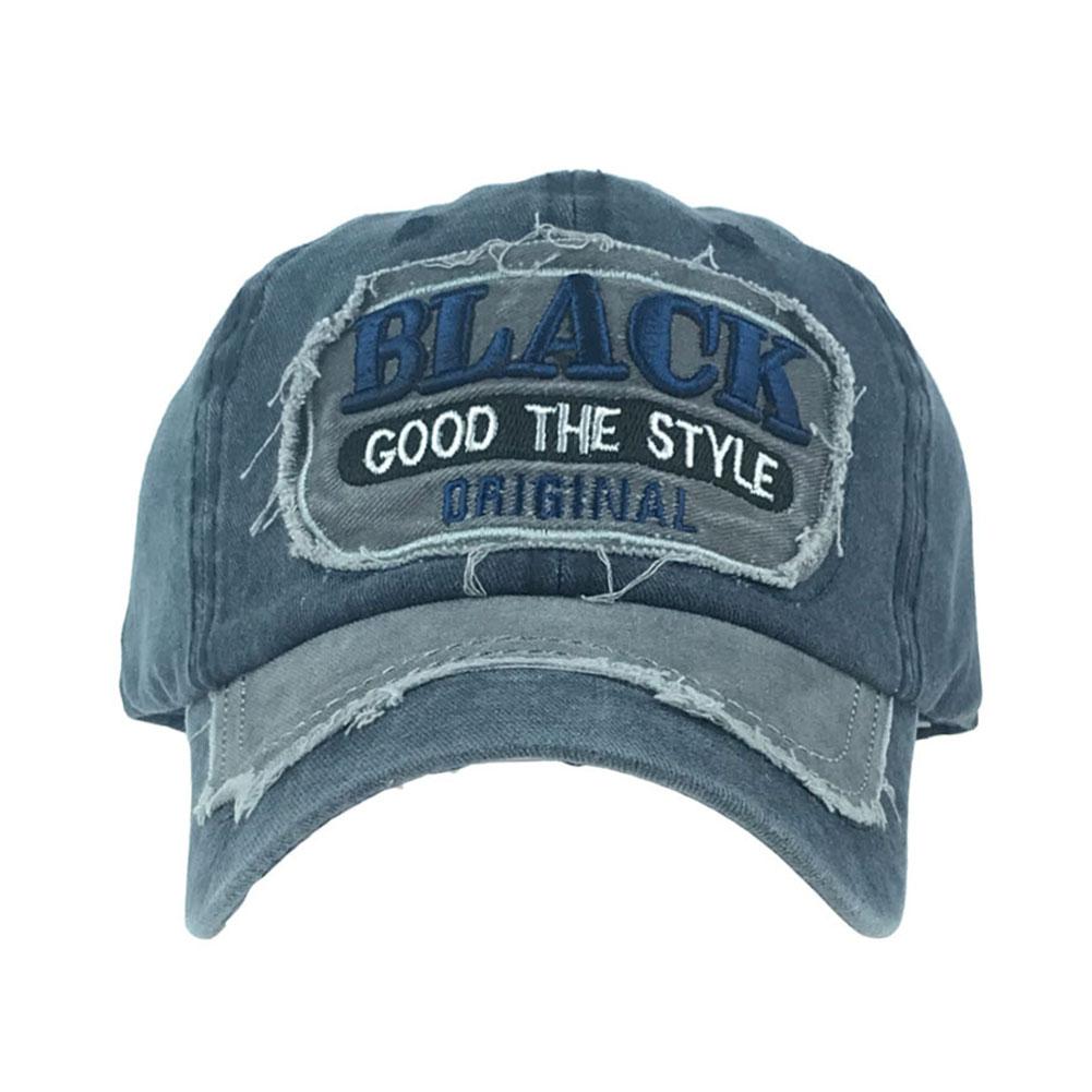 Unisex Baseball Cap Washed Retro Cloth Patched Design Fashion Casquette Letter Embroidery Hat