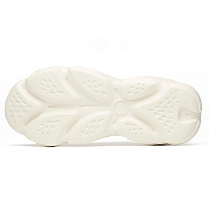 Anta Claw Cushioning Anti-Slip Wear-Resistant Breathability Low-Top Chunky Sneakers Women's White Purple Gray Sneakers 922358894-5