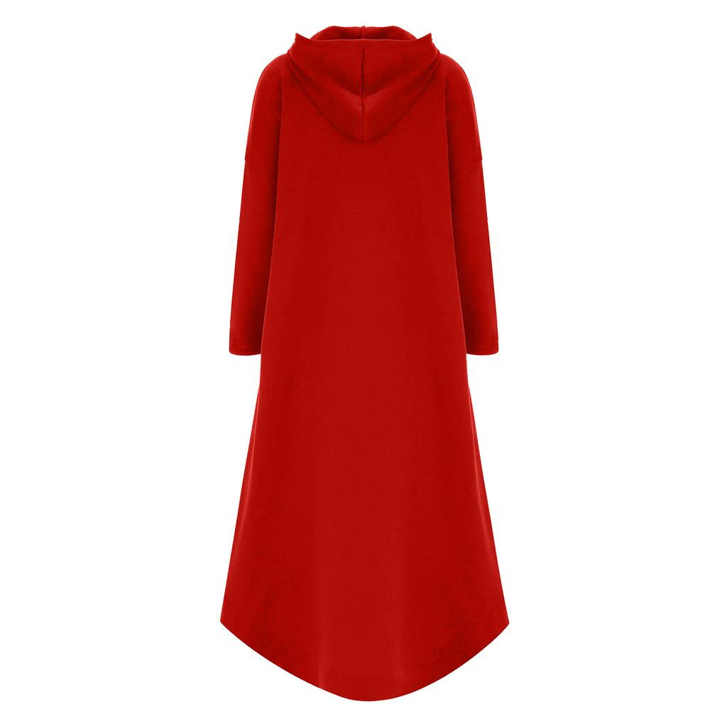 Women's Oversized Hooded Jackets Casual Full Zip Up Hoodies Sweatshirt Long Sleeve Boyfriends Outerwear With Pockets