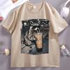 T-shirt Rigolo Raton Laveur Buvant du Café Glacé Animal Meme Graphique Coton Manches Courtes Col Rond T-shirt Unisexe Confortable