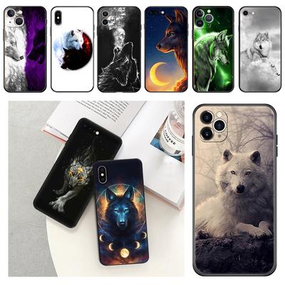Moon Ice Snow Wolf Husa de telefon pentru iPhone Samsung Galaxy Redmi Xiaomi Oppo OnePlus Note SA 7 8 9 10 11 12 13 14 20 21 22 23 53 54 Pro Max Plus Ultra
