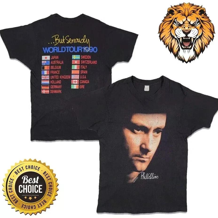 Collins Vintage But Seriously World Tour 1990 Unisex T-Shirt