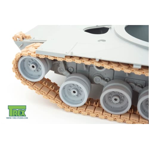 T-Rex Studio 1/35 Scale US Army M1/M1A1 Abrams T-156 Track Metal Pins Plastic Model Parts TR85048 Molded Color