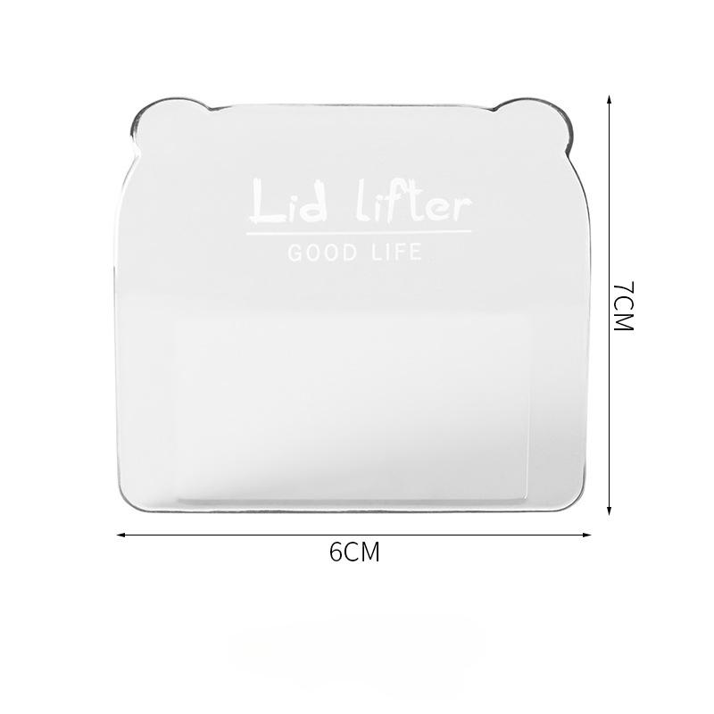 

1 шт., устройство для подъема крышки унитаза в случайном стиле, легкое и небольшое, материал PS, для подъема крышки унитаза, принадлежности для ванной комнаты белый