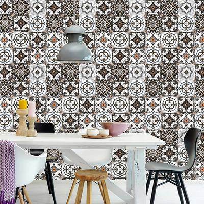 45cm Ancho Autoadhesivo Vinilo Impermeable Pegatinas de Pared a Prueba de Aceite Muebles de Cocina y Azulejos de Baño Decorativos Papel Pintado para Armario