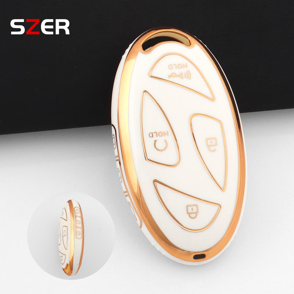 TPU Auto-Fernbedienung Smart Key Hülle Schale für Hyundai IONIQ 6 New Grand Prix GN7 Kona 5 7 Tasten Geschützter Halter Keyless Fob