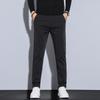 Spring and Autumn Light Business Men's Casual Pants Embroidered Small Straight Stretch Slim Pants