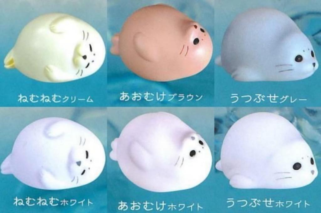 Ale Powatto Azarashi Light x 6 types set full complete gacha gacha capsule toy