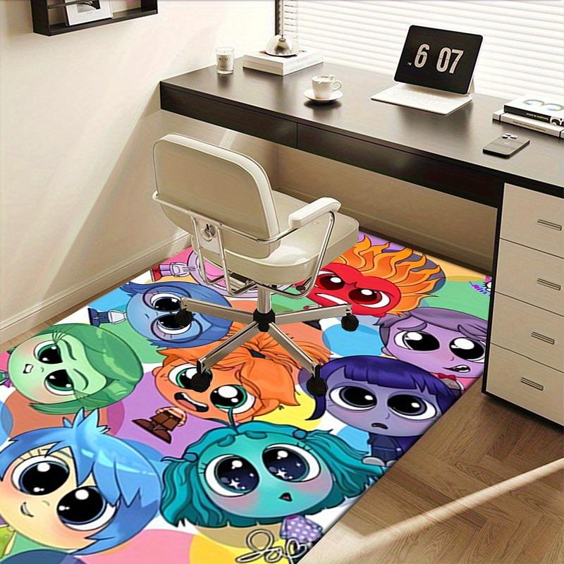 1pcOffice Carpet, Desk Under Mat, Gift for Home Decor, Cute Cartoon Characters Rug, Vibrant Colors, Soft and Comfortable Flooring Solution