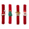 Festive Velvety Snap Wristband Childrens Holiday Role Play Costume Props Round Edges Design