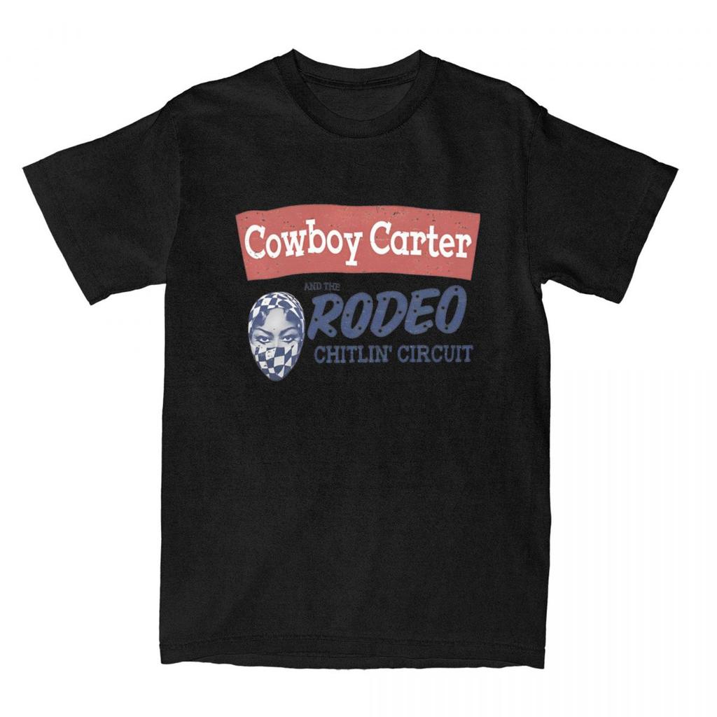 Cowboy Carter Beyonce Music Queen Shirt Accessories Men Women Cotton Vintage Tee Shirt Short Sleeve Clothing Gift Idea