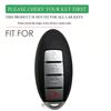 Silicone Car Key Case Cover For Nissan Leaf Micra Qashqai J11 J10 X Trail T32 Versa Note Patrol Key Fob Cover Accessories