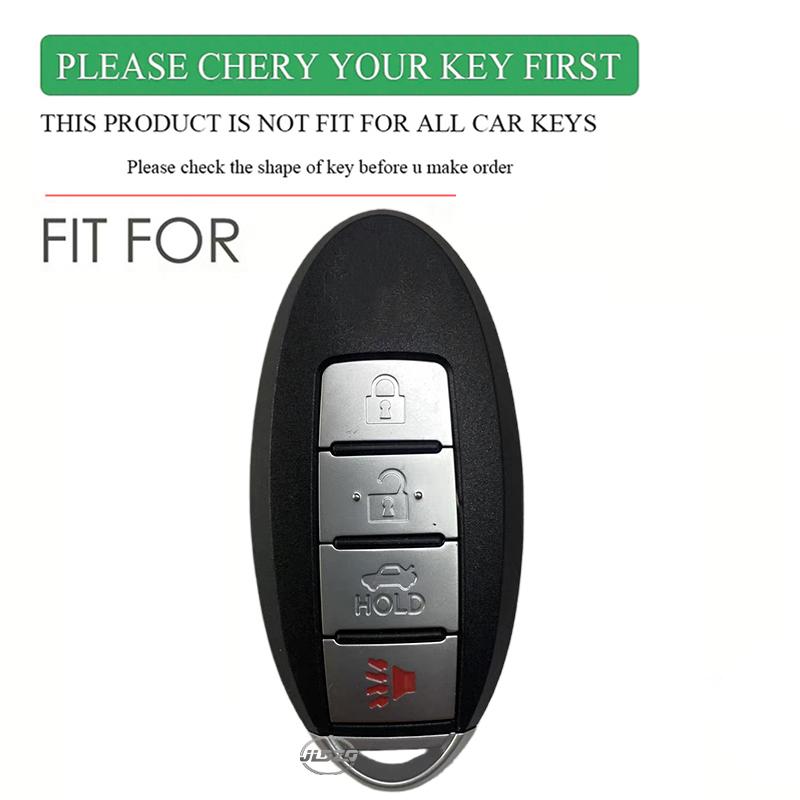 Silicone Car Key Case Cover For Nissan Leaf Micra Qashqai J11 J10 X Trail T32 Versa Note Patrol Key Fob Cover Accessories