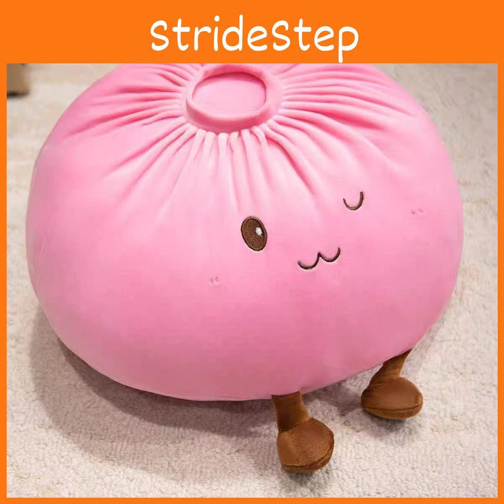 Creative Soft Baozi Plush Pillow With Pp Cotton Filling For Kids And Adults