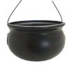 Calderone Classico per Streghe Bollitore Secchio 12" Nero Contenitore per Caramelle Ciotola per Dolcetti per Forniture Decorazioni Festa di Halloween