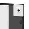 Vidaxl Wall Mirror, Black, 40X80 Cm, Rectangular, Iron